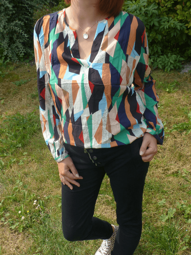 blouse multicolore