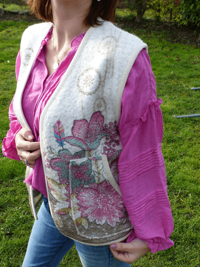 blouse fushia