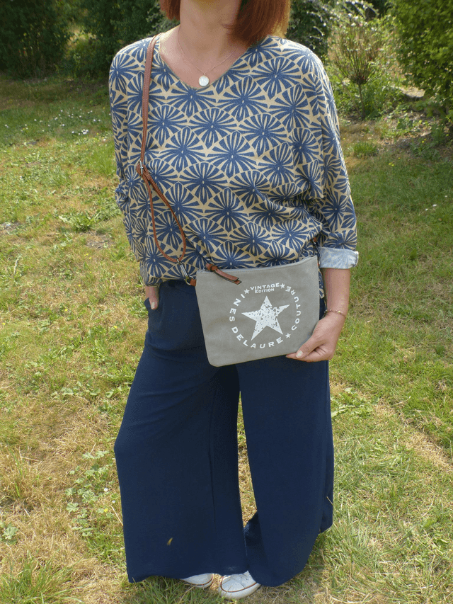 sac pochette taupe