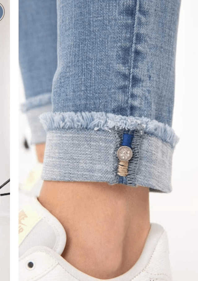 Jeans ourlet revers