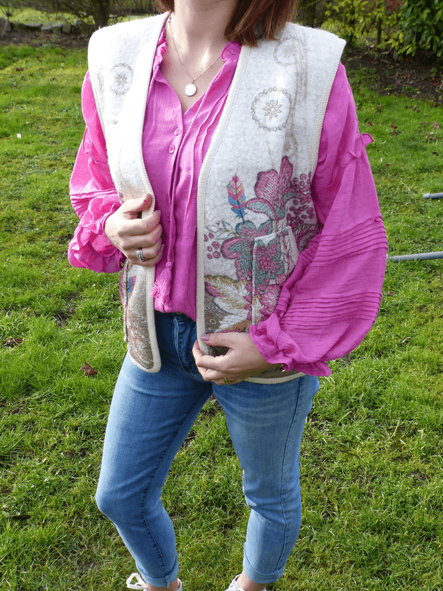 gilet imprimé