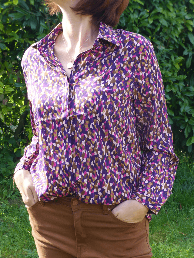 chemisier lila