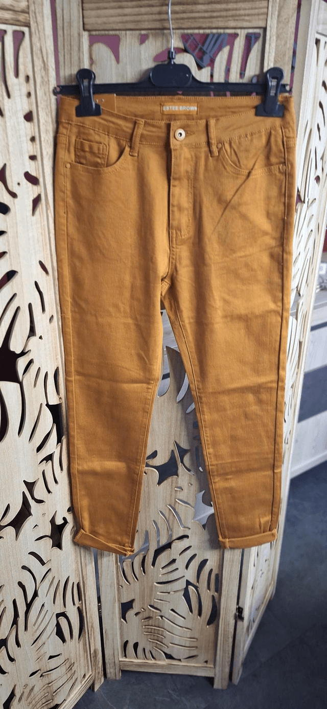 jeans moutarde